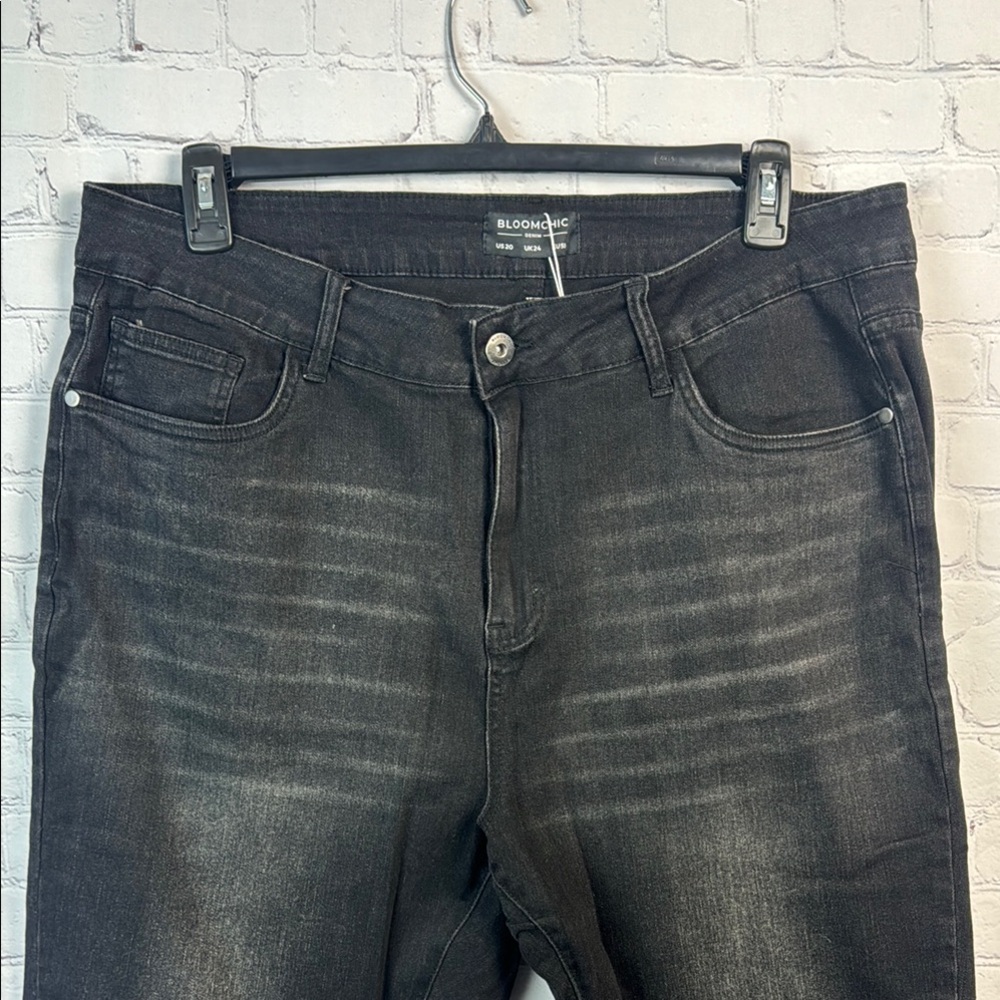 BloomChic Black Skinny Jeans High-Rise Stretch - Picture 4 of 7